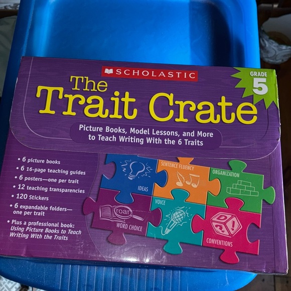 Scholastic Trait Crate Kit Teaching 6 Traits of Writing inc. lessons/guide Gr 5 - Picture 2 of 12